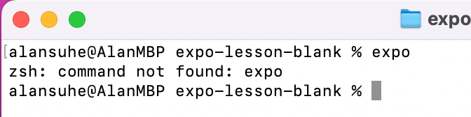 expo-cli-not-exist